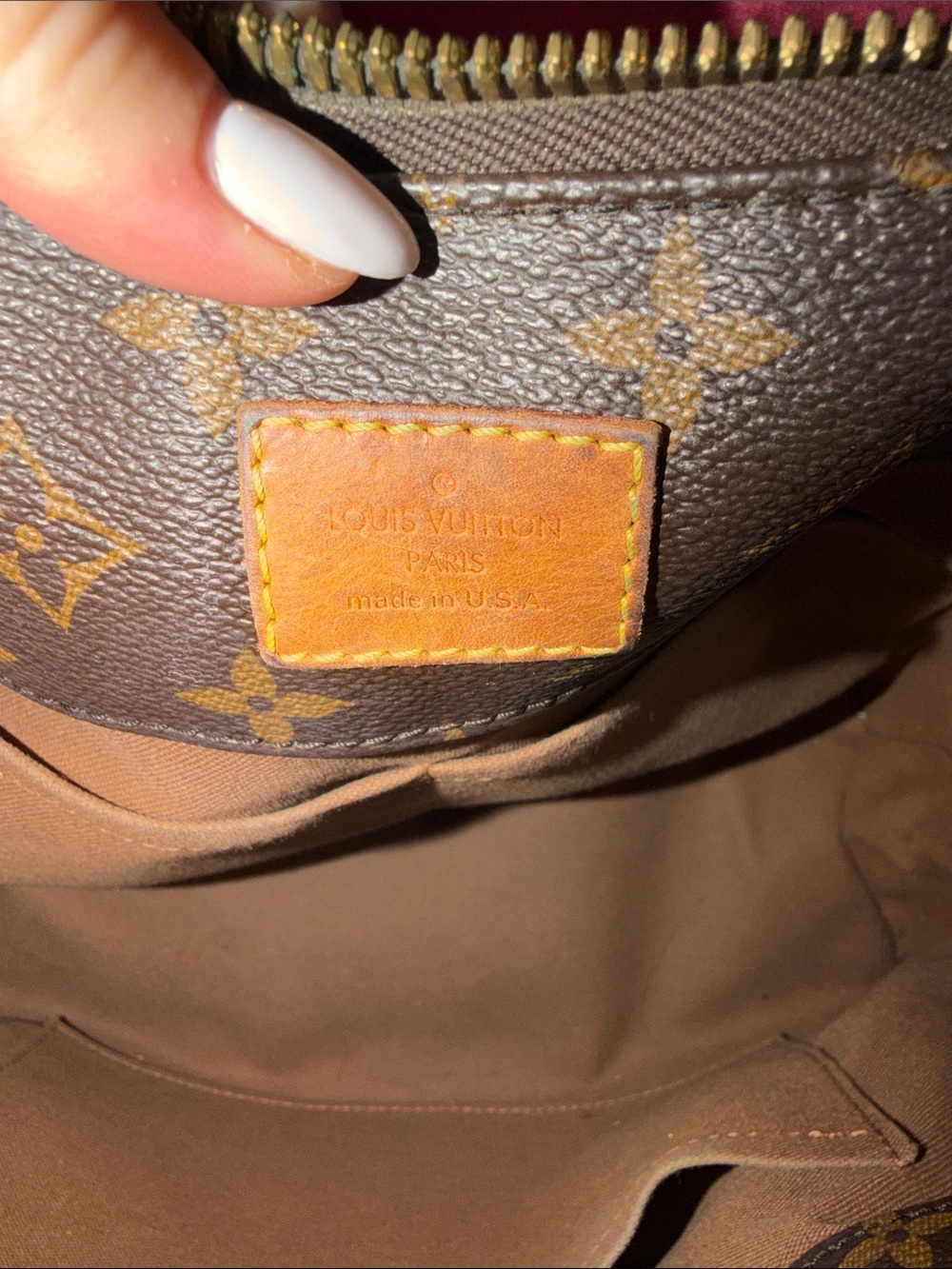 Louis Vuitton Monogram Canvas Brown Shoulder Bag Sully Pm - Picture 9 of 15